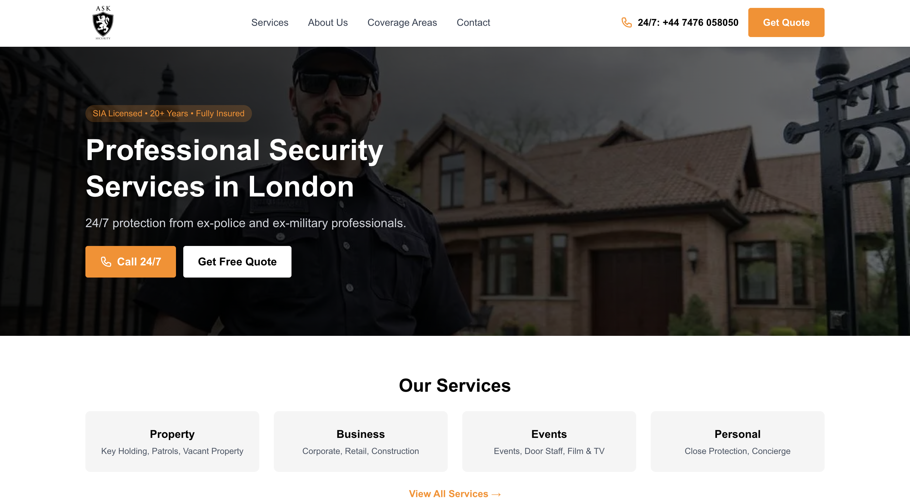 ASK Security project screenshot